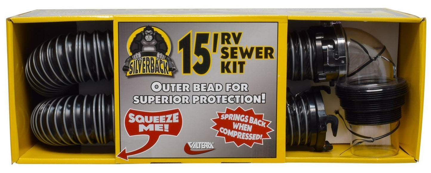 Silver Back RV Sewer Hose Kit