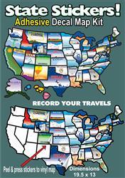 Travel Map Stickers